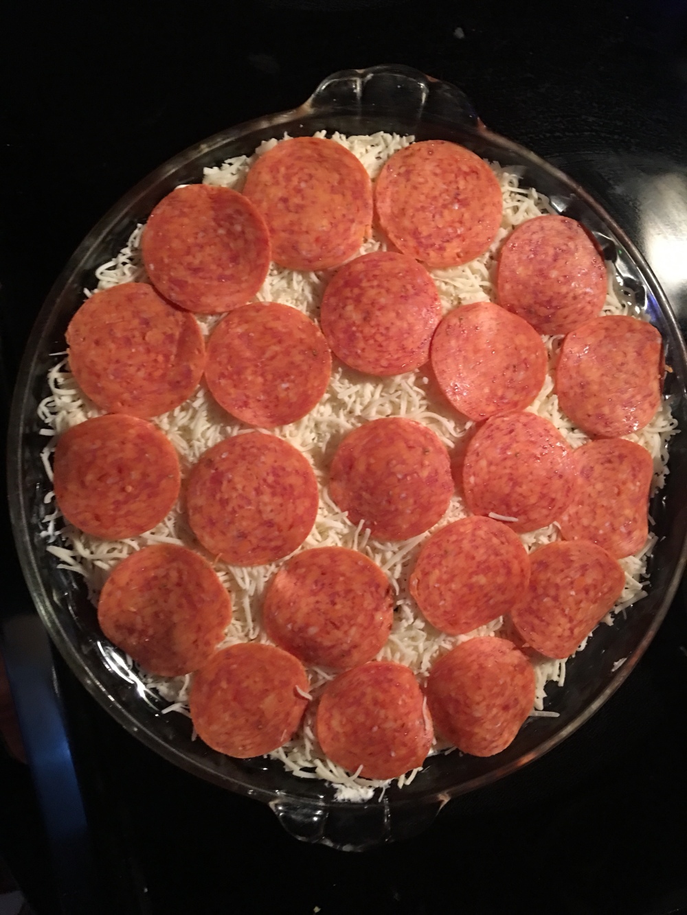 I went all in on the pepperoni! You can scale back If you desire! Credit: CrazySexySavor.com 